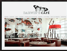 Tablet Screenshot of darwincafe.com